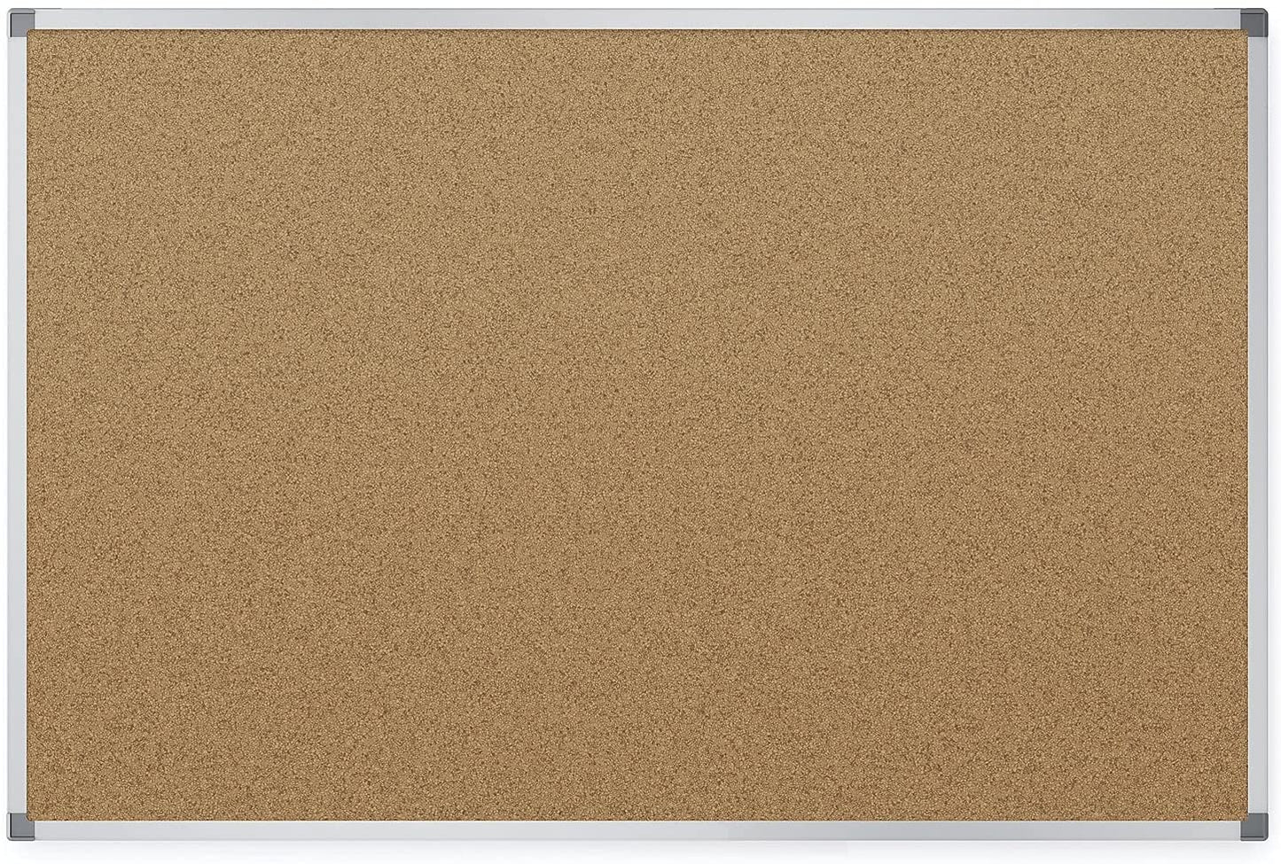 Quartet Cork Bulletin Board, Prestige, 3 x 2 feet, Alum Finish Frame QRT168493