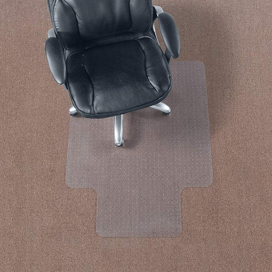 Realspace Chair Mat for Thin Commercial-Grade Carpets, Economy, Standard Lip, 36"W x 48"D, Clear