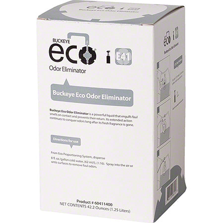 Buckeye Eco E41 Odor Eliminator - 1.25 L, 4/Case
