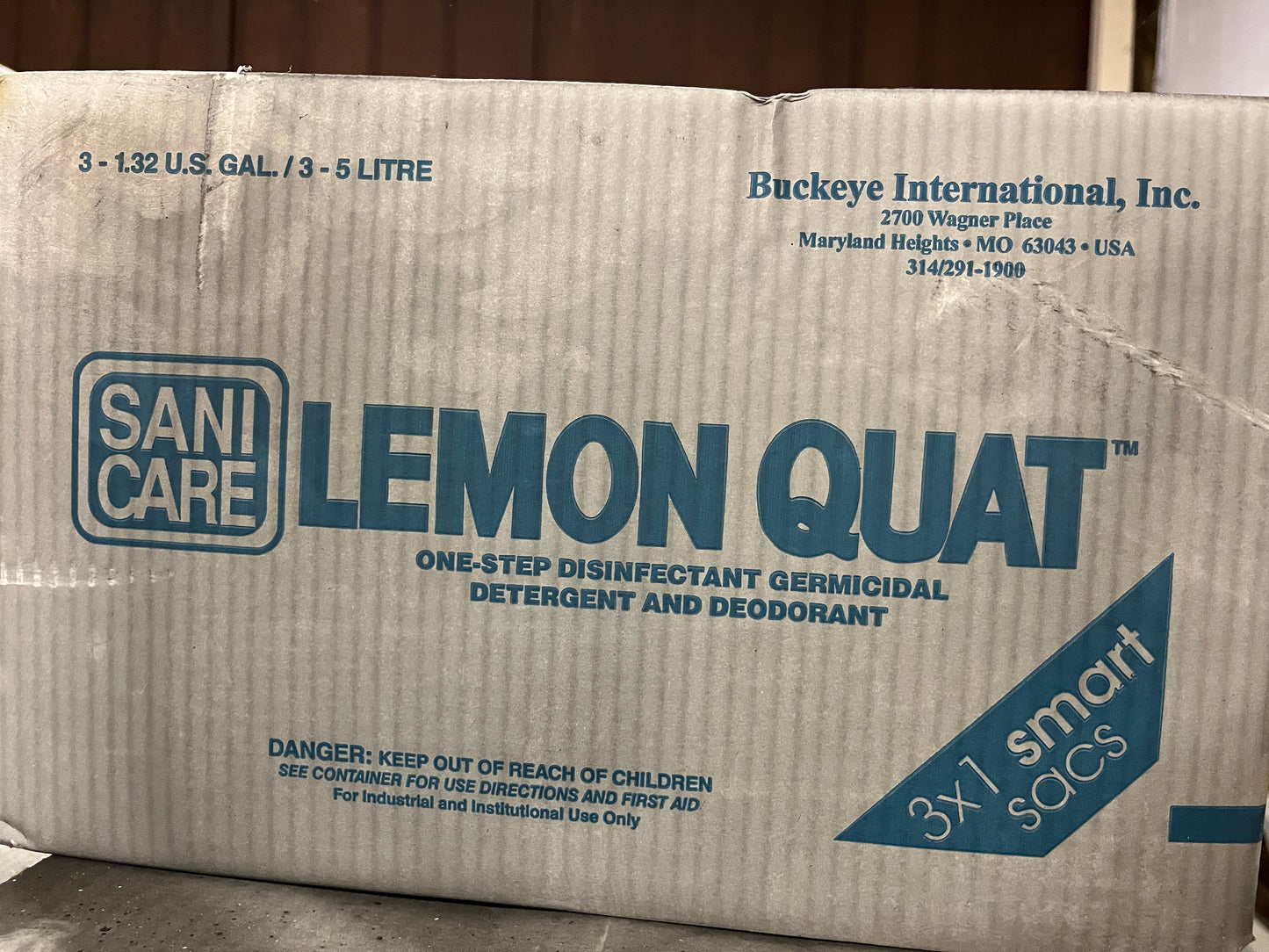 Sanicare Lemon Quat™ Disinfectant Cleaners - 3 Sacs