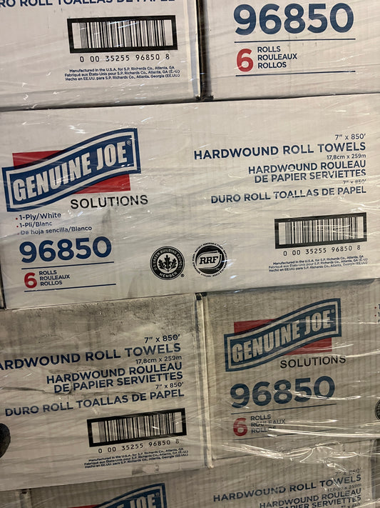 Genuine Joe Paper Towel Roll 7" x. 850' - 6 Rolls