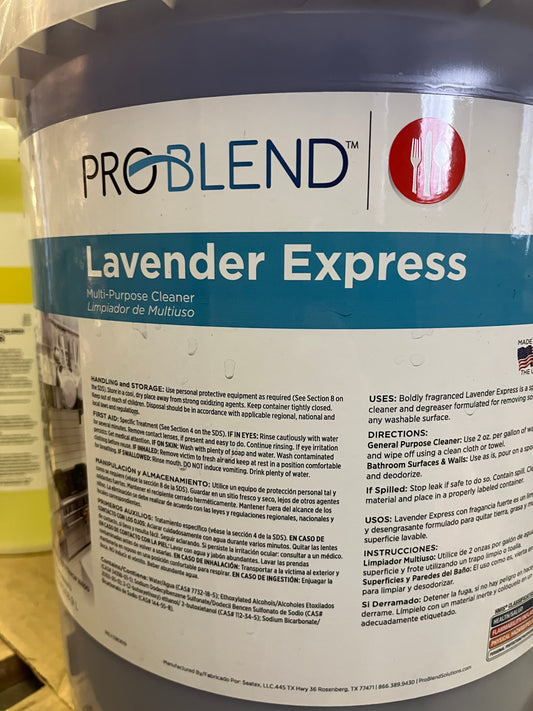 ProBlend™ Lavender Express Cleaner Degreaser - 5 Gal.