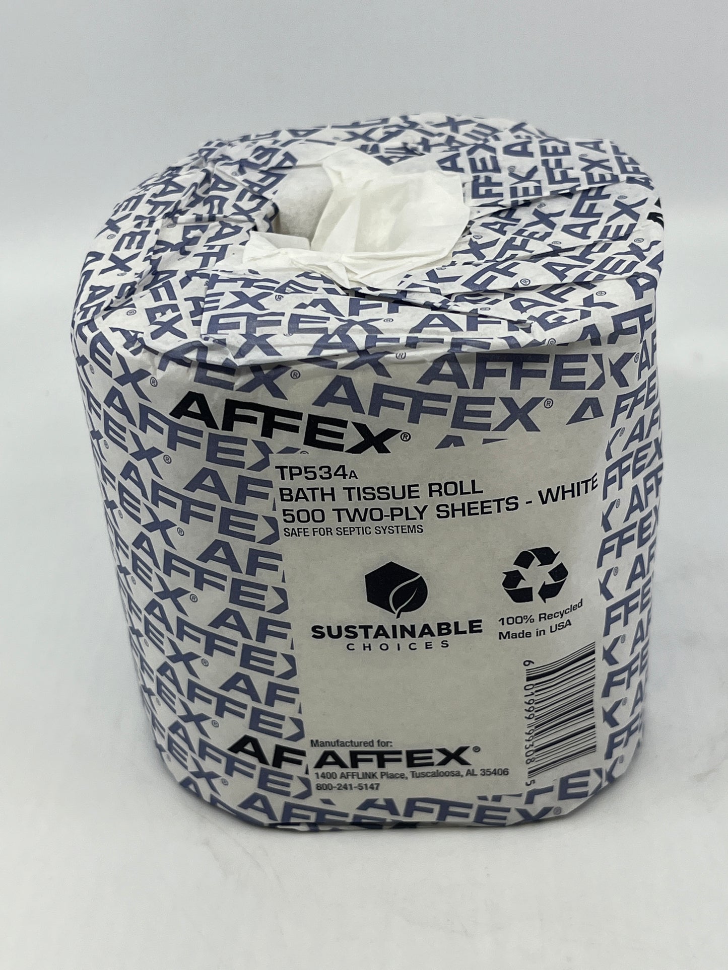 Affex 2 Ply Bathroom Tissue - 4.1" x 3.3", White 96/Case