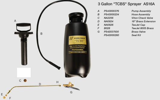 TCBS 3 Gallon Heavy Duty Sprayer