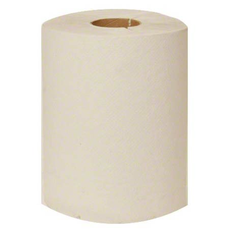 Morsoft Y-Notched White Roll Towel - 800', 6/Case