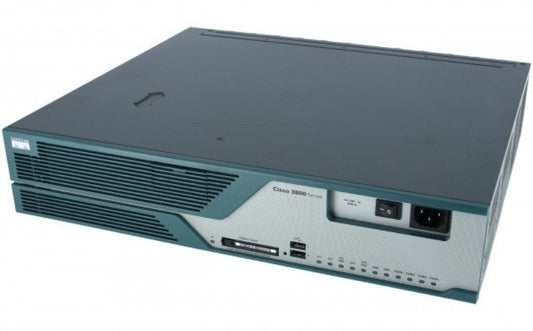 Cisco CISCO3825 Integrated Services Router -2GE,1SFP,2NME,4HWIC, IP Base, 64MB F/256MB R