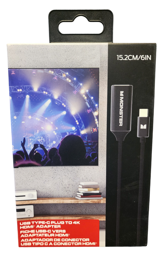 Monster Classic USB Type-C to 4K HDMI Adapter: A Must-Have for Display Connectivity