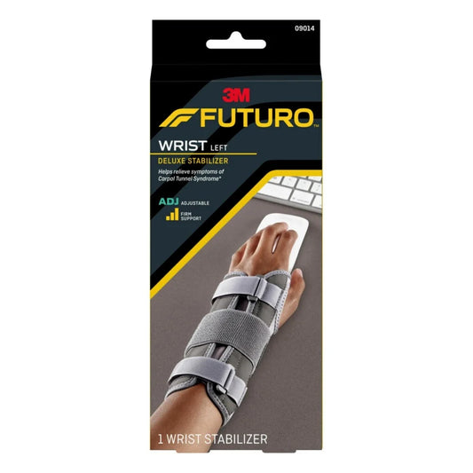 3M FUTURO Deluxe Wrist Stabilizer – Firm & Comfortable Support for Wrist Pain