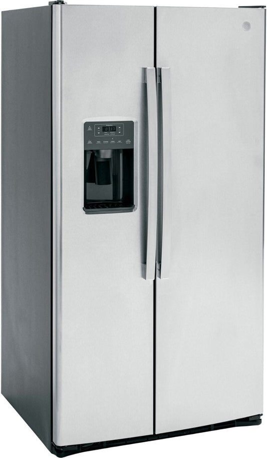GE 25.3 Cu. Ft. Side-by-Side Refrigerator – A Spacious & Stylish Kitchen Essential