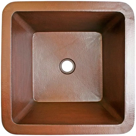 The LinkaSink Hammered Metal Square Sink – Where Craftsmanship Meets Elegance