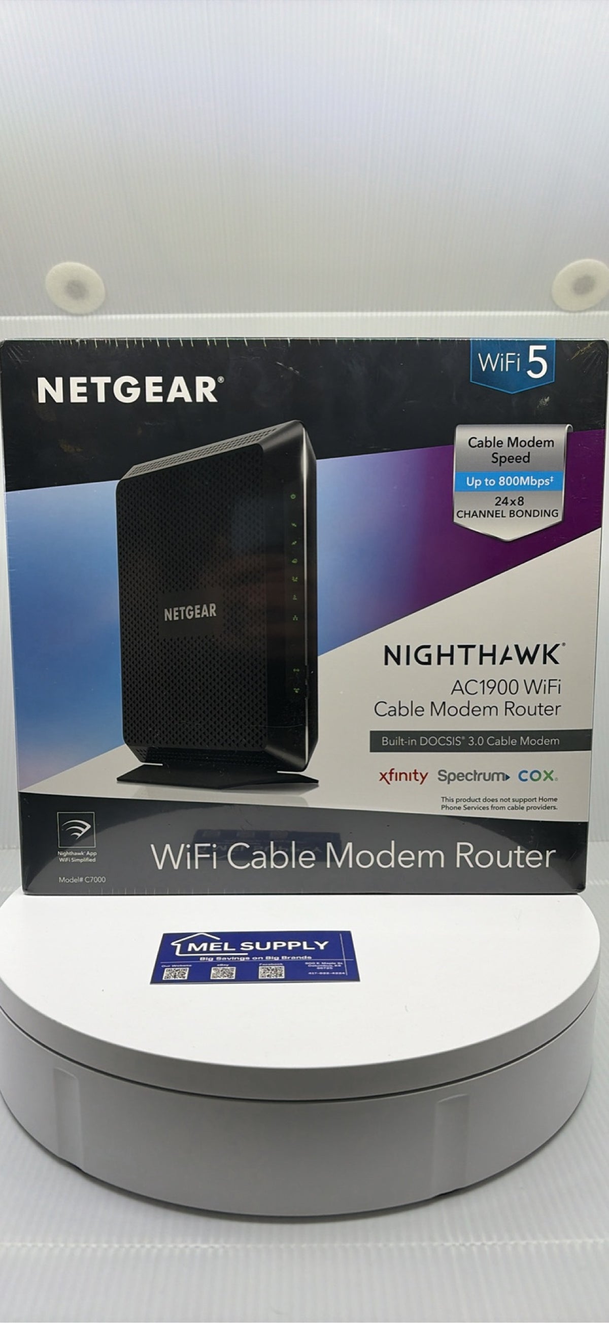 NETGEAR Nighthawk C7000 AC1900 WiFi Cable Modem Router — DOCSIS 3.0 — photo 1