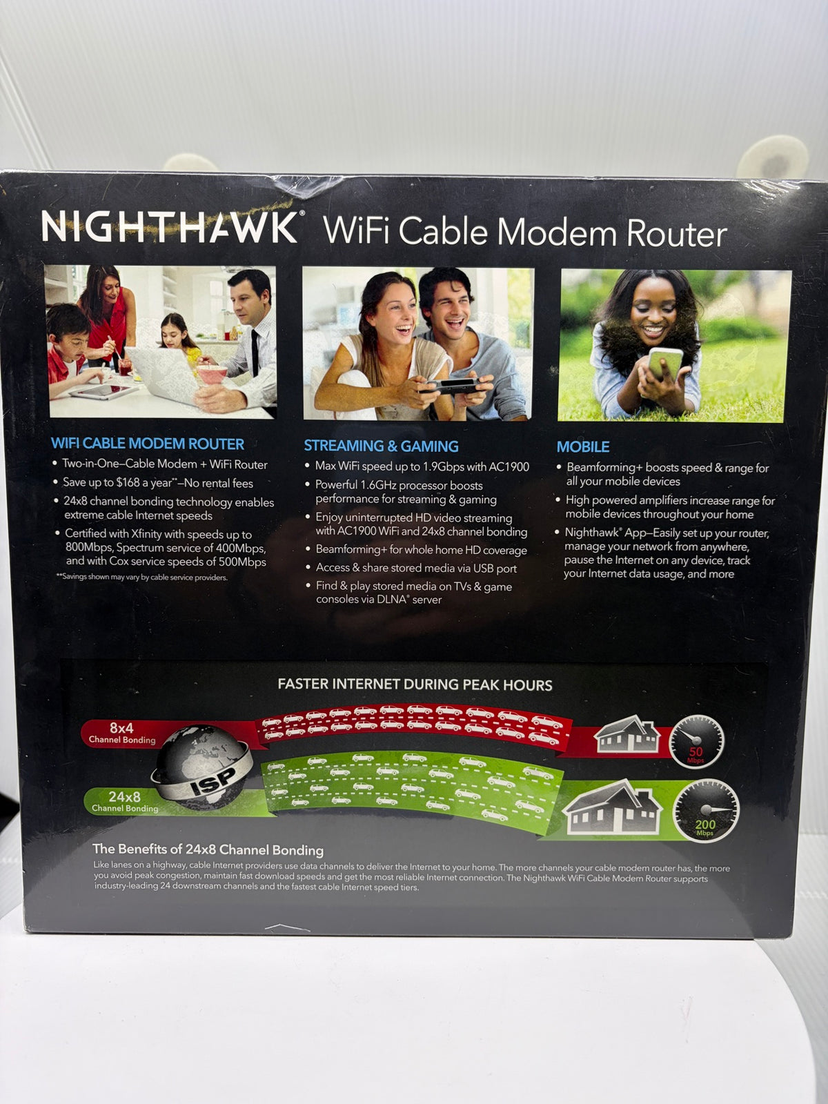 NETGEAR Nighthawk C7000 AC1900 WiFi Cable Modem Router — DOCSIS 3.0 — photo 2