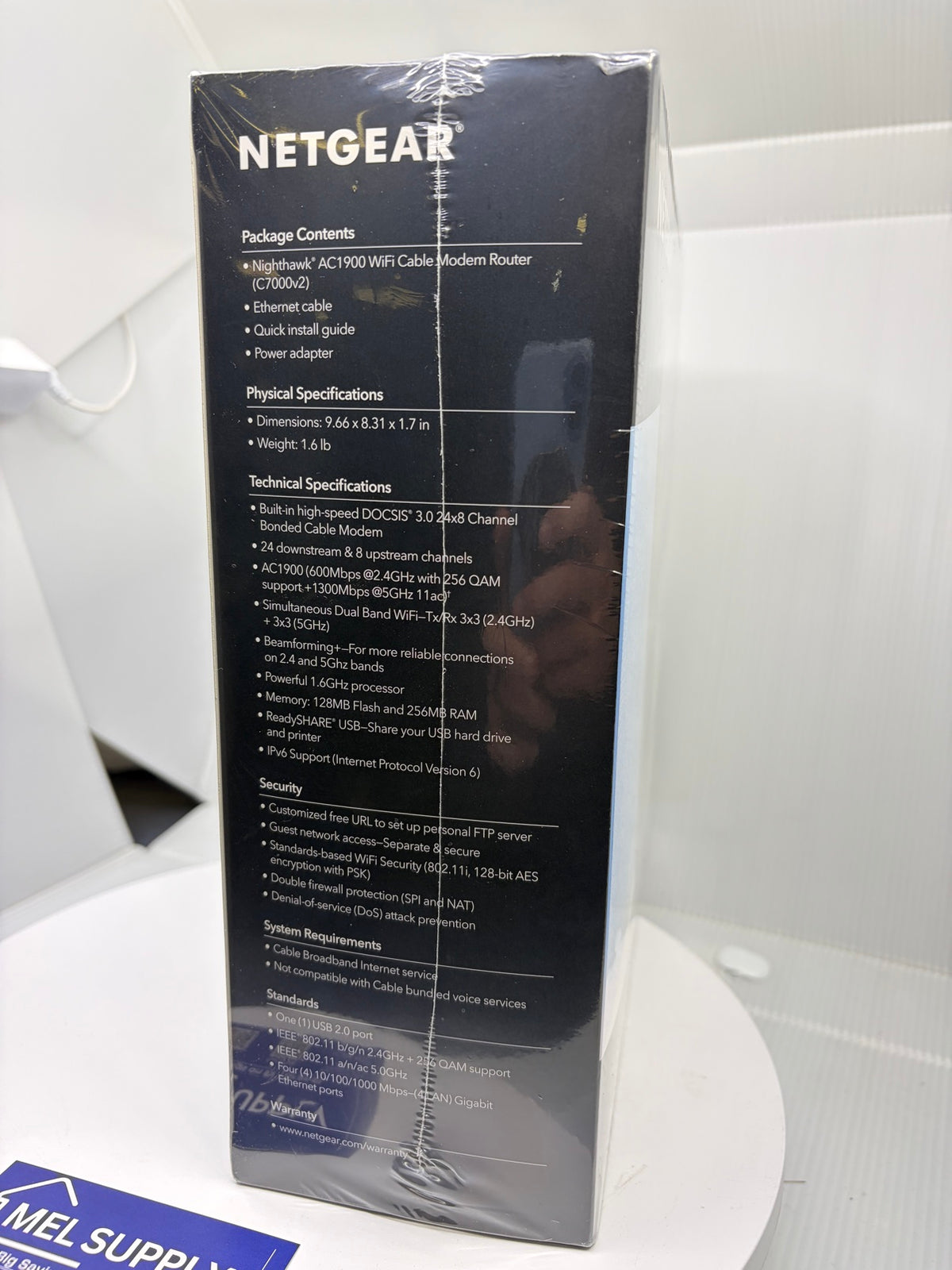 NETGEAR Nighthawk C7000 AC1900 WiFi Cable Modem Router — DOCSIS 3.0 — photo 3