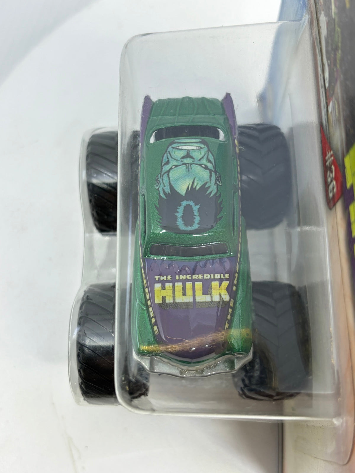 2002 Hot Wheels Monster Jam Incredible Hulk #36 1:64 Diecast Truck — New on Card — photo 4