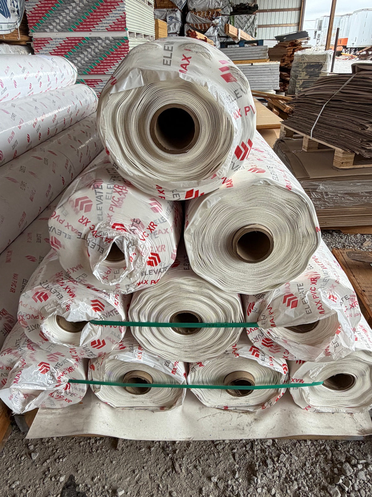 Elevate MAX PVC XR 60 Mil Roofing Membrane 10x100 Ft — White Fleece-Backed Roll — photo 6