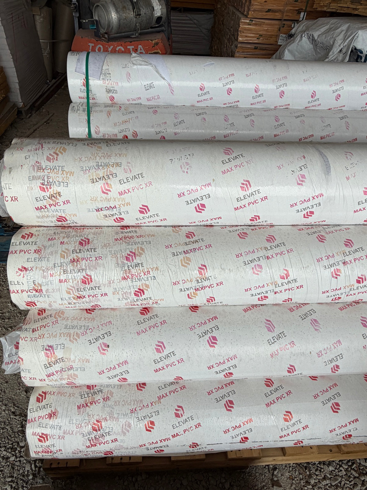 Elevate MAX PVC XR 60 Mil Roofing Membrane 10x100 Ft — White Fleece-Backed Roll — photo 9