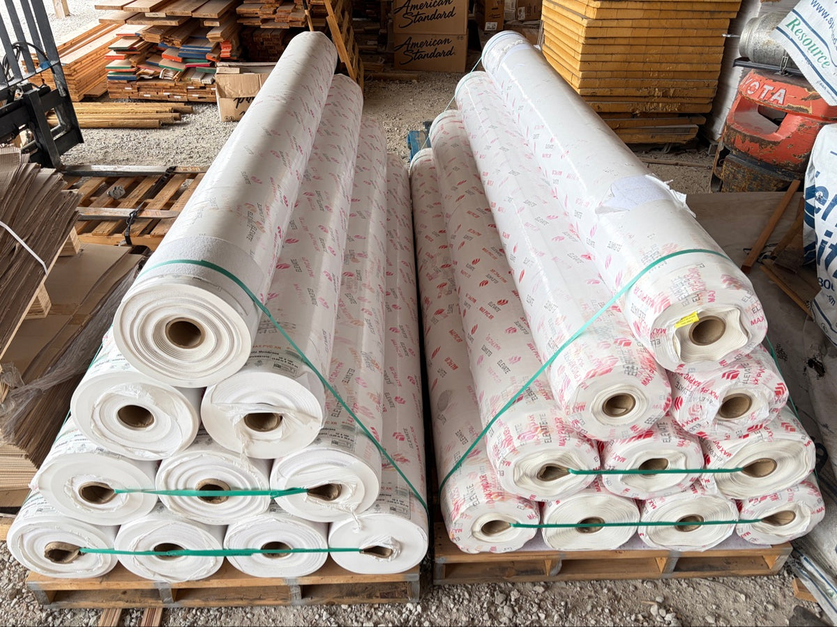 Elevate MAX PVC XR 60 Mil Roofing Membrane 10x100 Ft — White Fleece-Backed Roll — photo 10