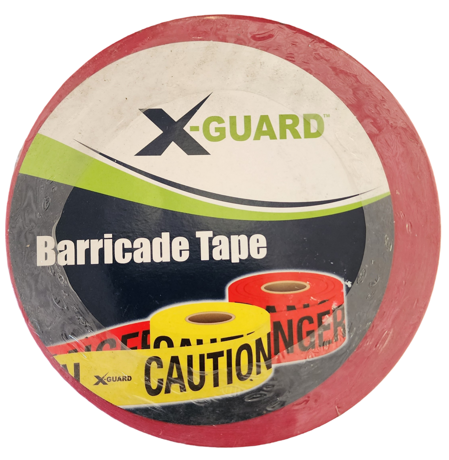 X-Guard Barricade Tape: Danger Asbestos - 3" x 1000', Pack of 10 Rolls