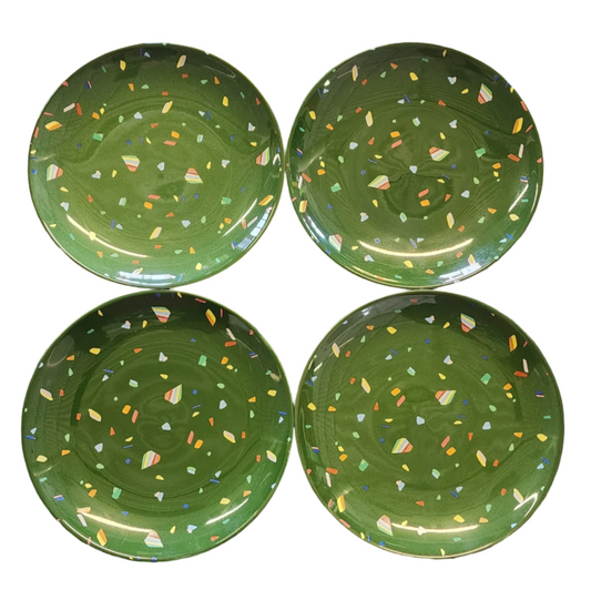 Opalhouse Stoneware Appetizer Plates 4-Pack – New, Dishwasher & Microwave Safe