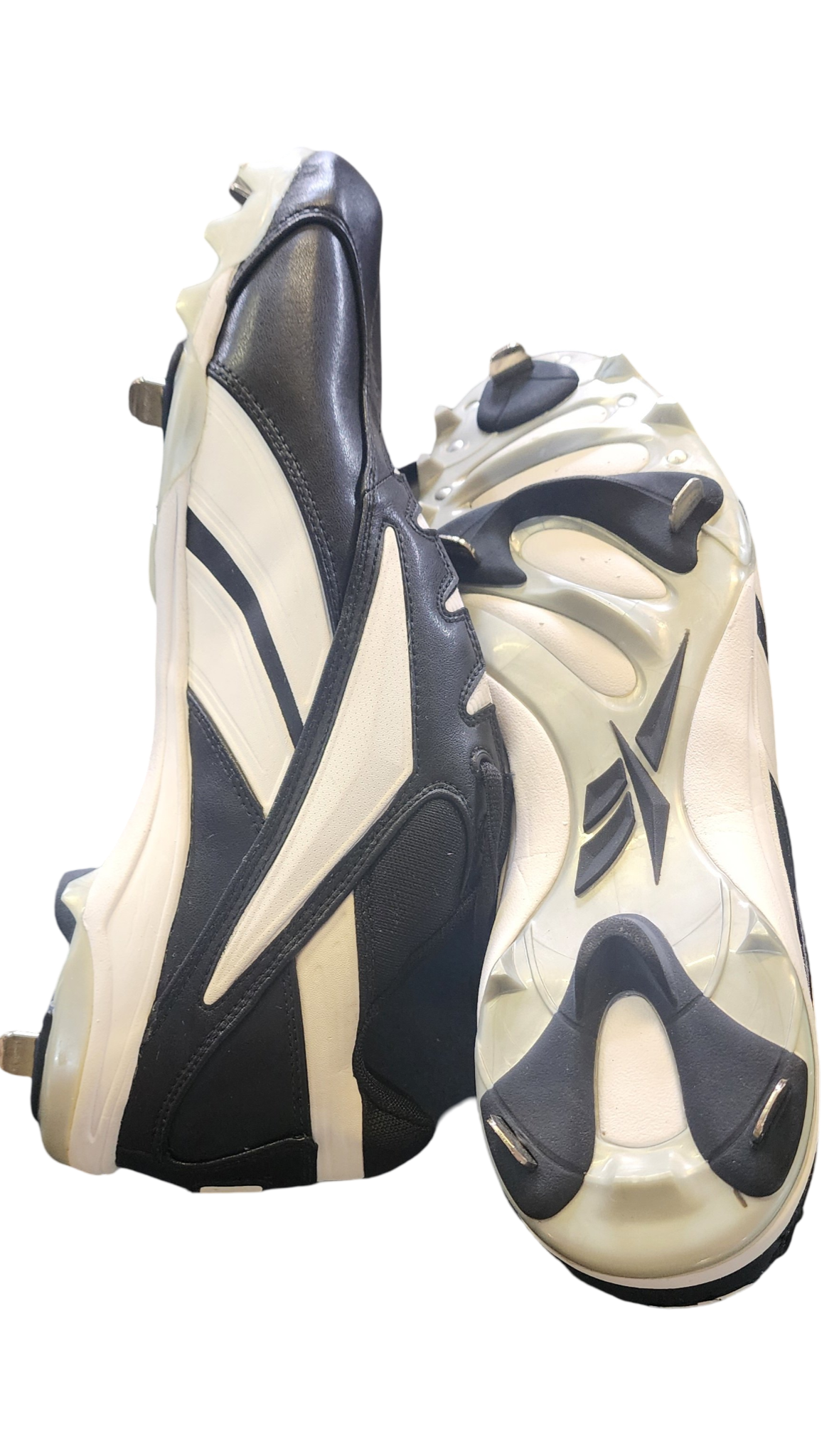 Reebok 707 KTS Metal Baseball Cleats – Authentic Collection – Size 13 Black/White