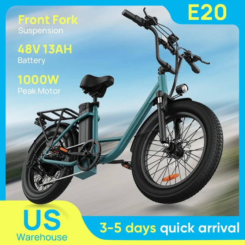 URLIFE E20 Fat Tire Electric Bike