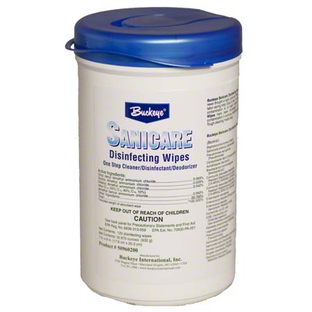 Buckeye® Sanicare Disinfecting Wipe -1 case, 6ct