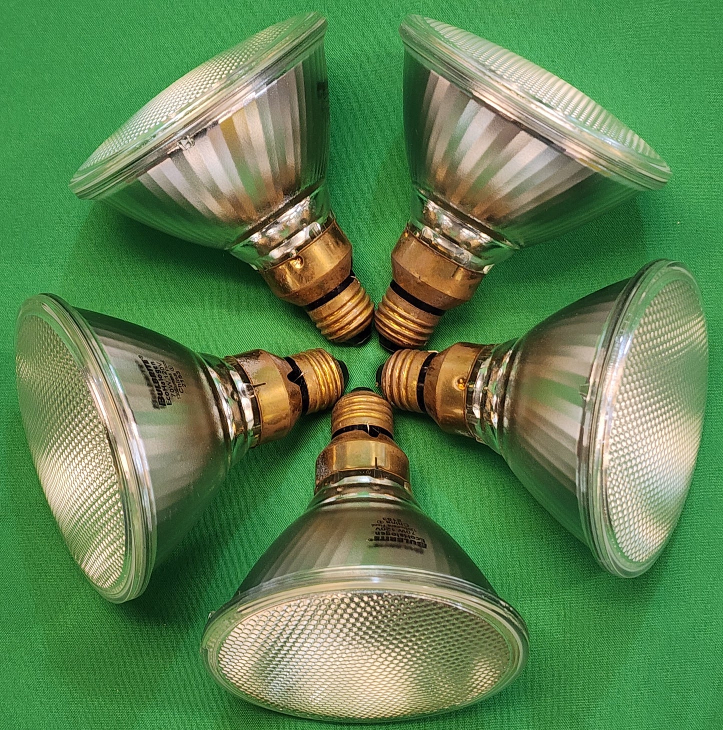 Lot of 5 Bulbrite Halogen Incandescent Light Bulbs (684473) 70 watt - 120 volt