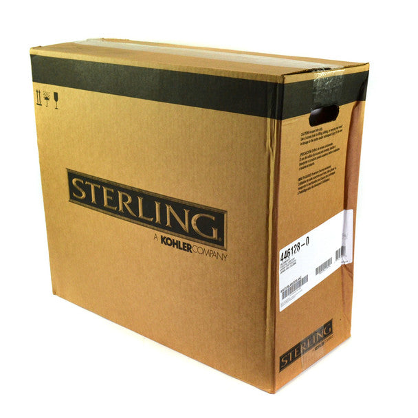 Cardboard box with Sterling and Kohler branding on a white background.