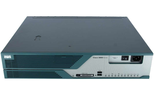CISCO 3825 Integrated Services Router -2GE,1SFP,2NME,4HWIC, IP Base, 64MB F/256MB