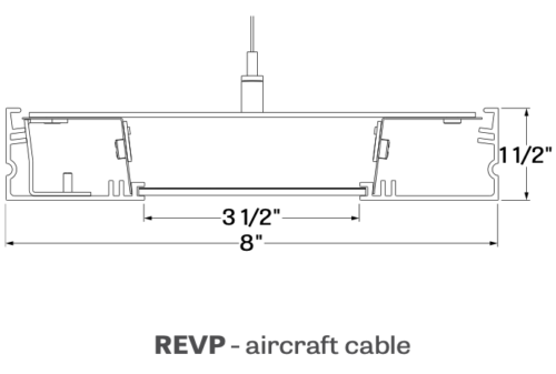 Model: REVSIB/16/LED Input: 120-277 V Watts: 159 W Serial: 202470 Lumens: 1000 (Max. high output 1000lm/ft) CCT: 3500