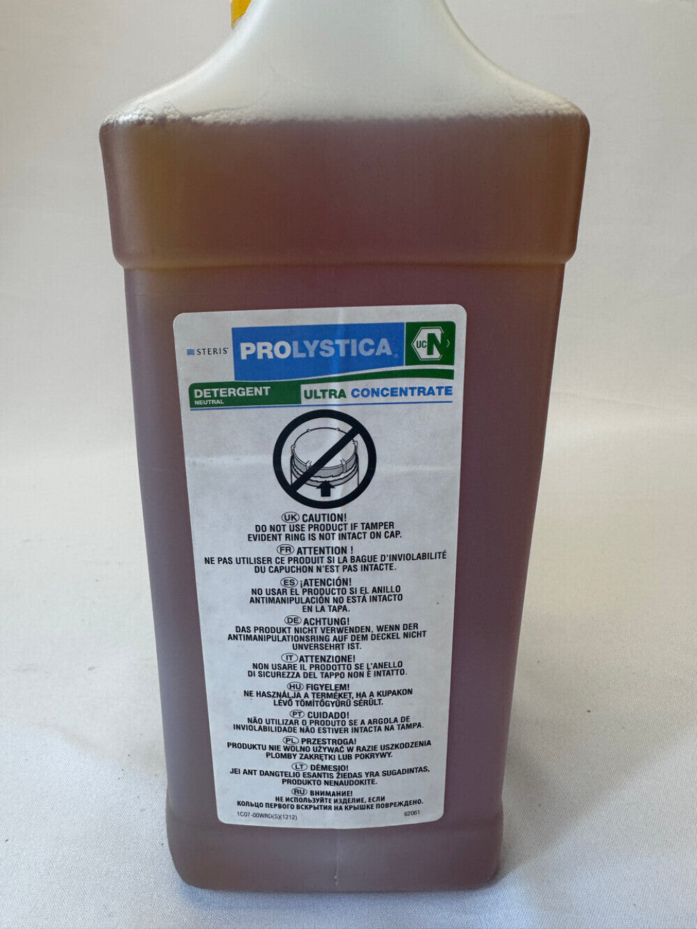 Prolystica™ Ultra Concentrate Neutral Detergent, 5 Liter, 1.32 Gallon